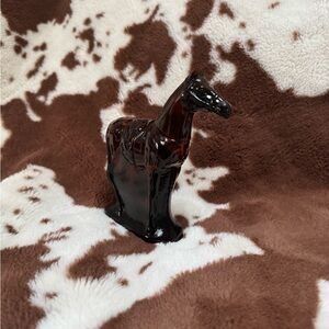 Vintage After Shave Elegant Brown Horse